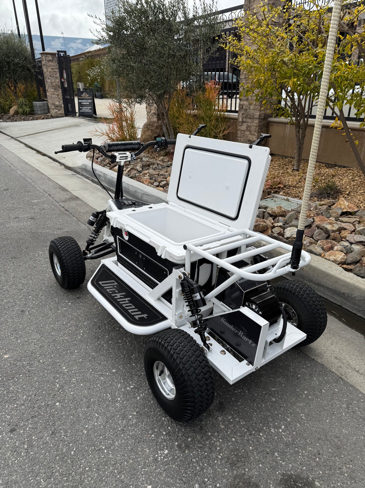 Existing Kart, Bolt-on Storage Rack (Powder coated any color)