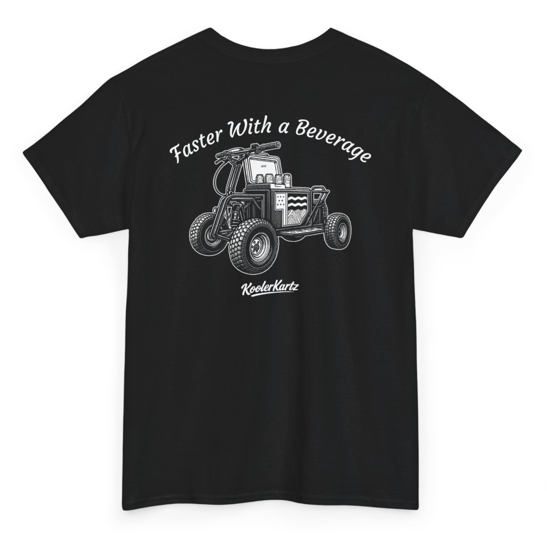 Faster With A Beverage T-Shirt (25 Giveaway Entries) *Free Shipping*